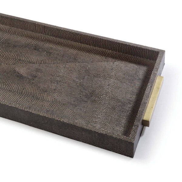 Rectangle Shagreen Boutique Tray